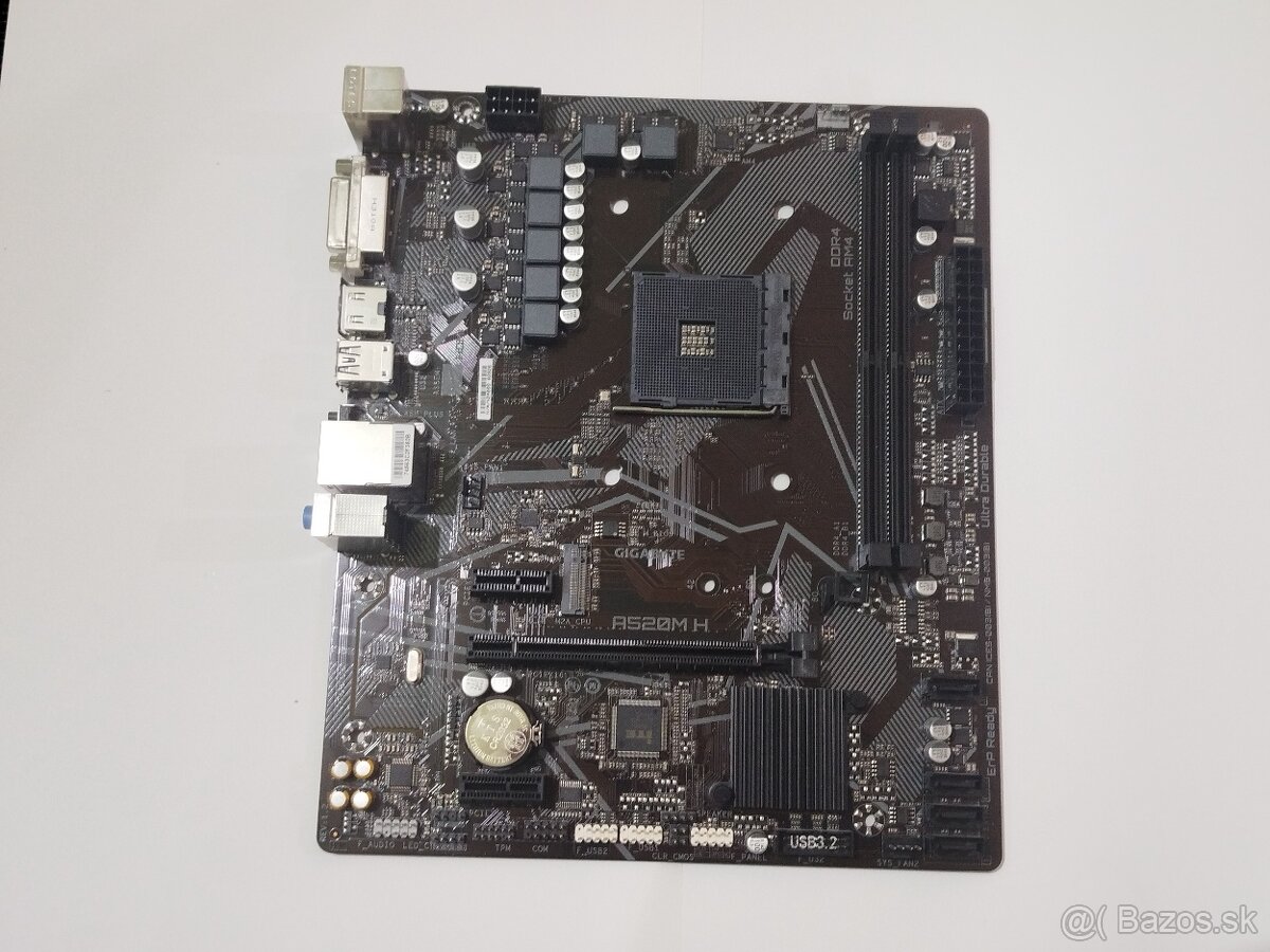 Predám základnú dosku Gigabyte A520M H (micro-ATX, socket AM