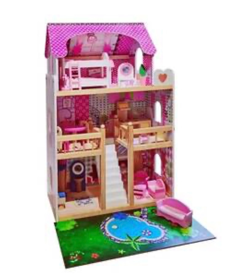 Domček pre bábiky - drevený