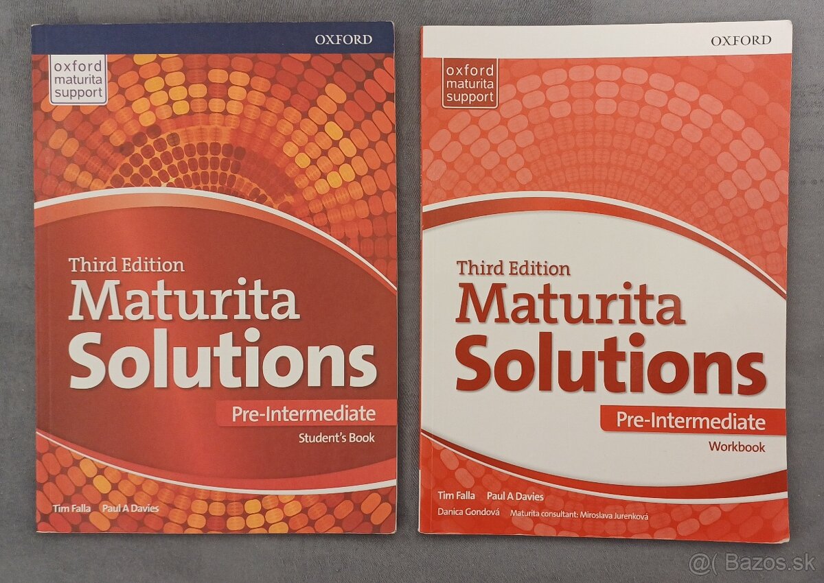 Third Edition Maturita Solutions Pre-Intermediate