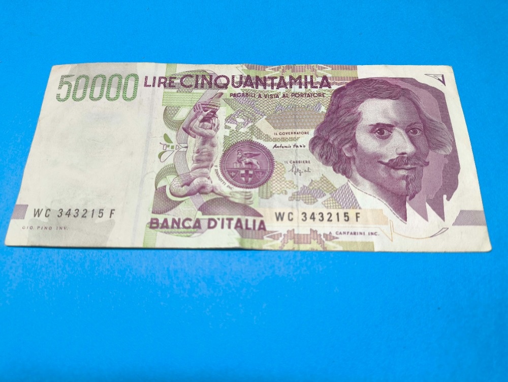 REZERVACE PP Bankovka ITÁLIE - 50.000 Lire 1992