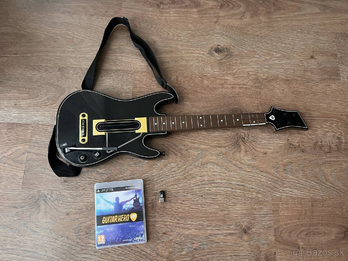 PS3 Guitar Hero set