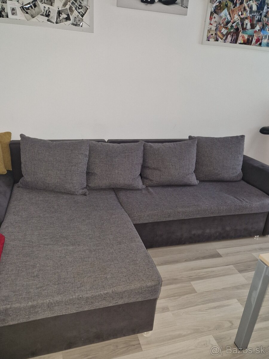 Rozkladacia sedacia súprava s ulož.priestorom