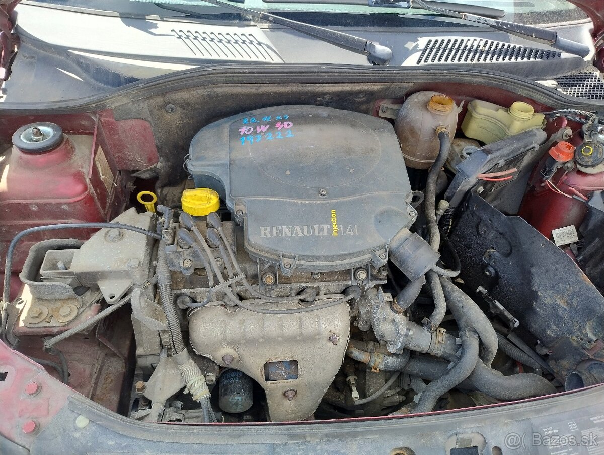 Predám funkčný motor K7JA700 + prevodovku