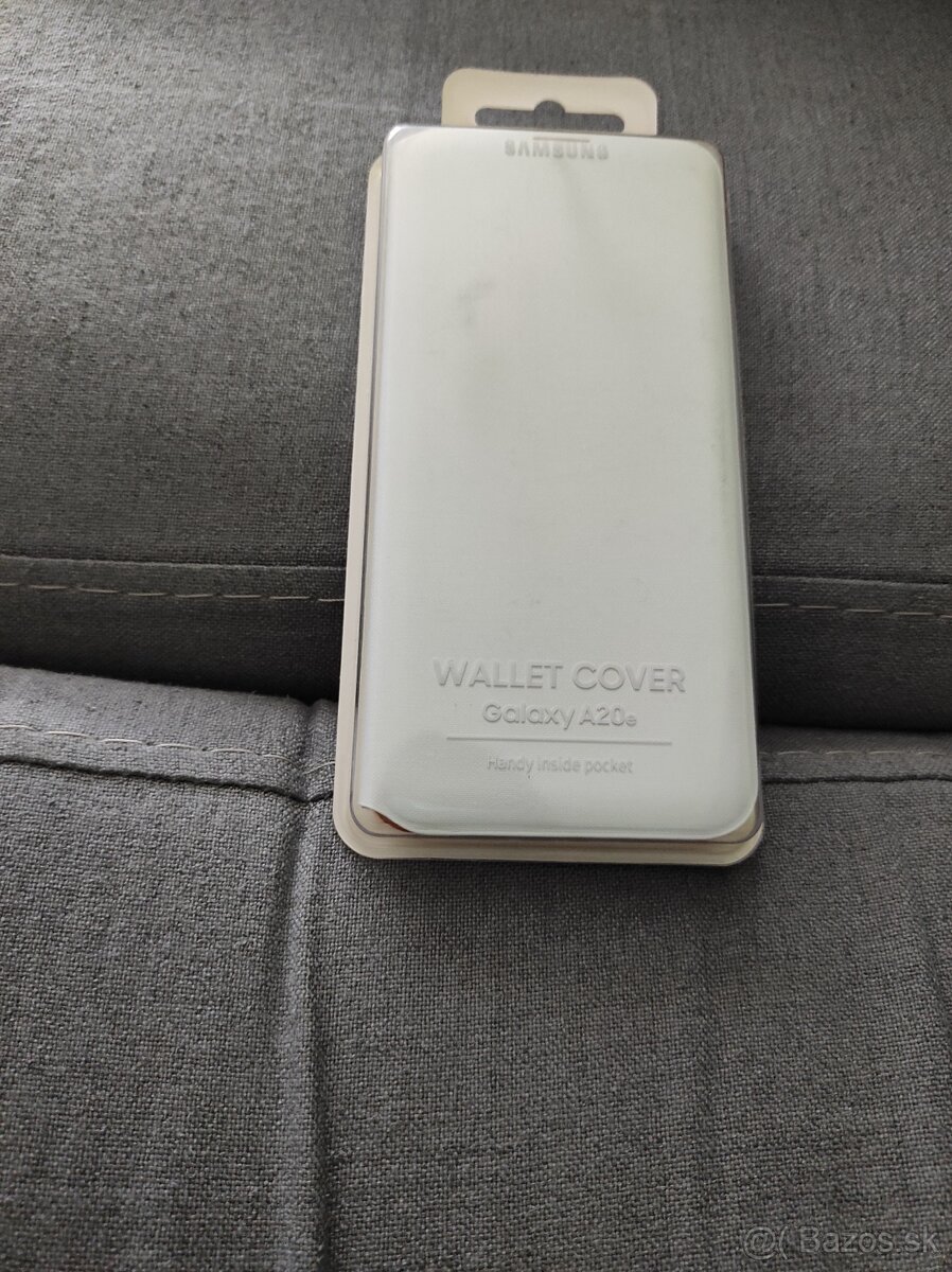 Obal knizkovy originál na Samsung Galaxy A20e biely