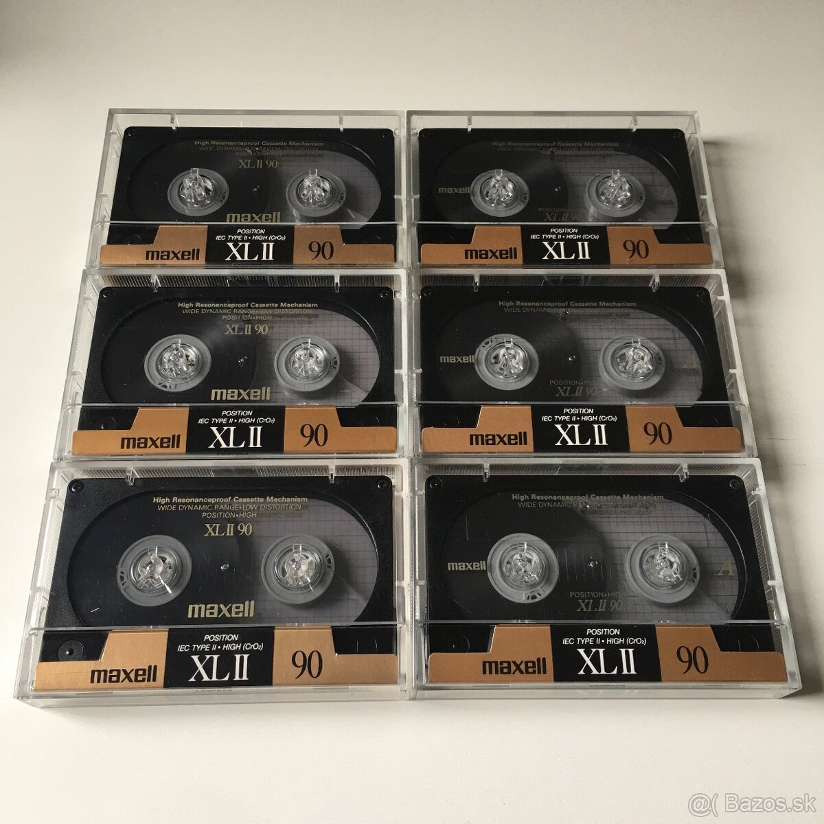 AUDIOKAZETY - MC KAZETY - MAXELL XL II 90 CHROME