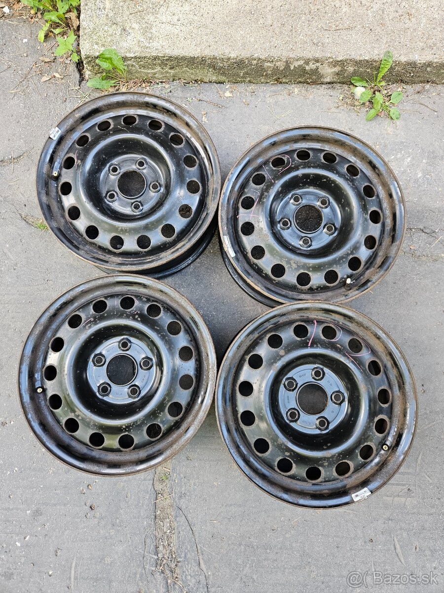 Predám oceľové disky 6.1/2Jx16H2 pre Hyundai i30 (Kia Ceed)