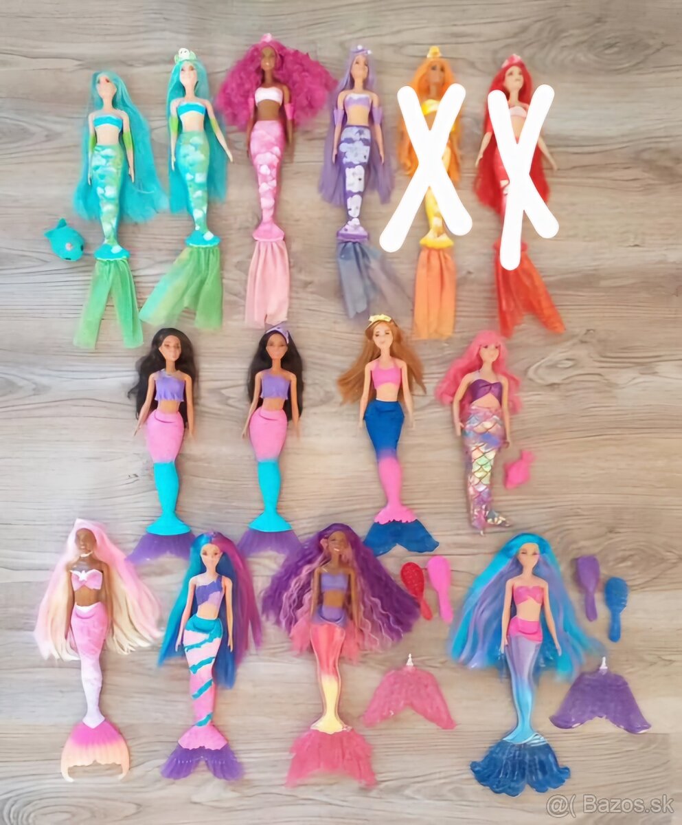 Nové Barbie Dreamtopia morské panny, Color Reveal
