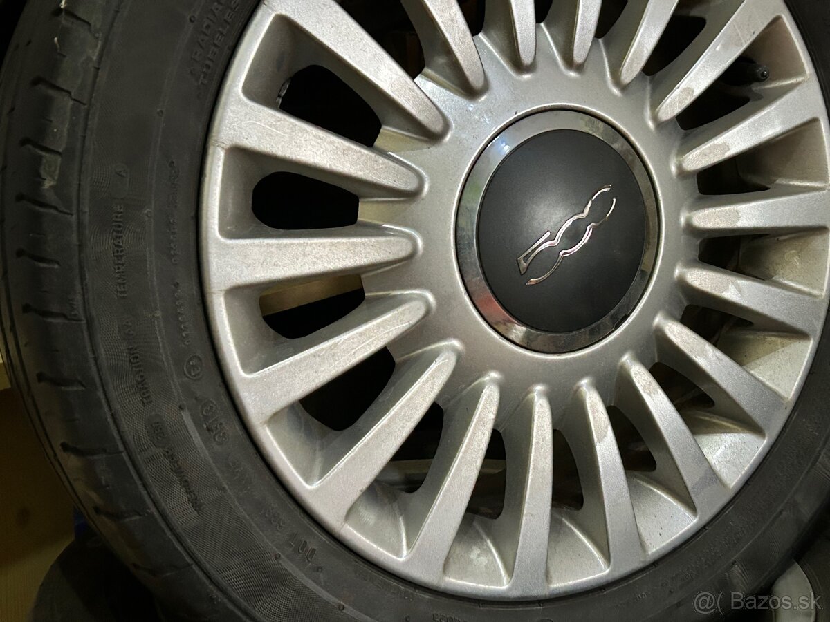 Predám originál disky Fiat 500 s pneu.