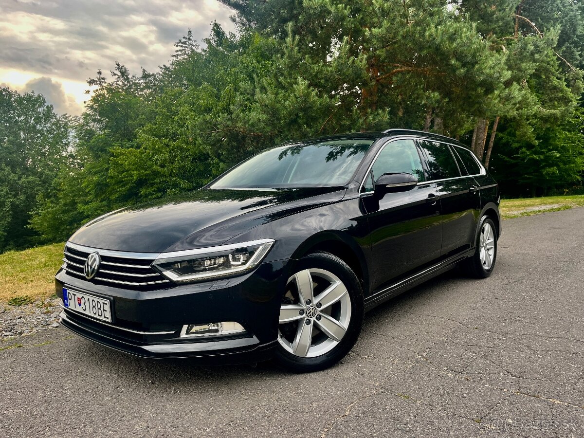 VW Passat 2019, 2.0TDI, 110kW, A7 DSG, Full Led, Koža
