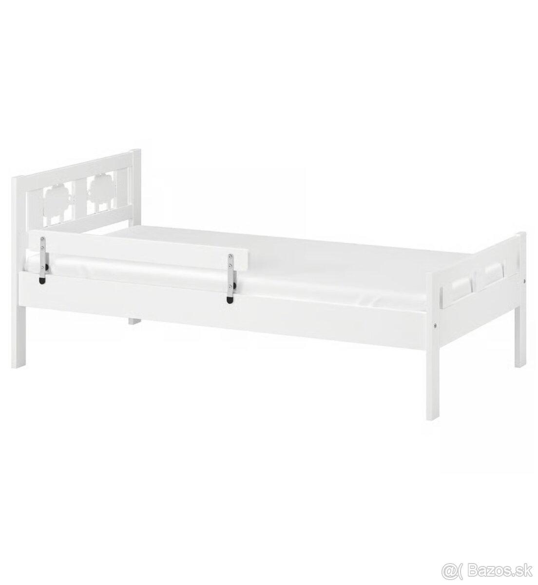 Detska postel IKEA Kritter, rost, matrac, zabrany