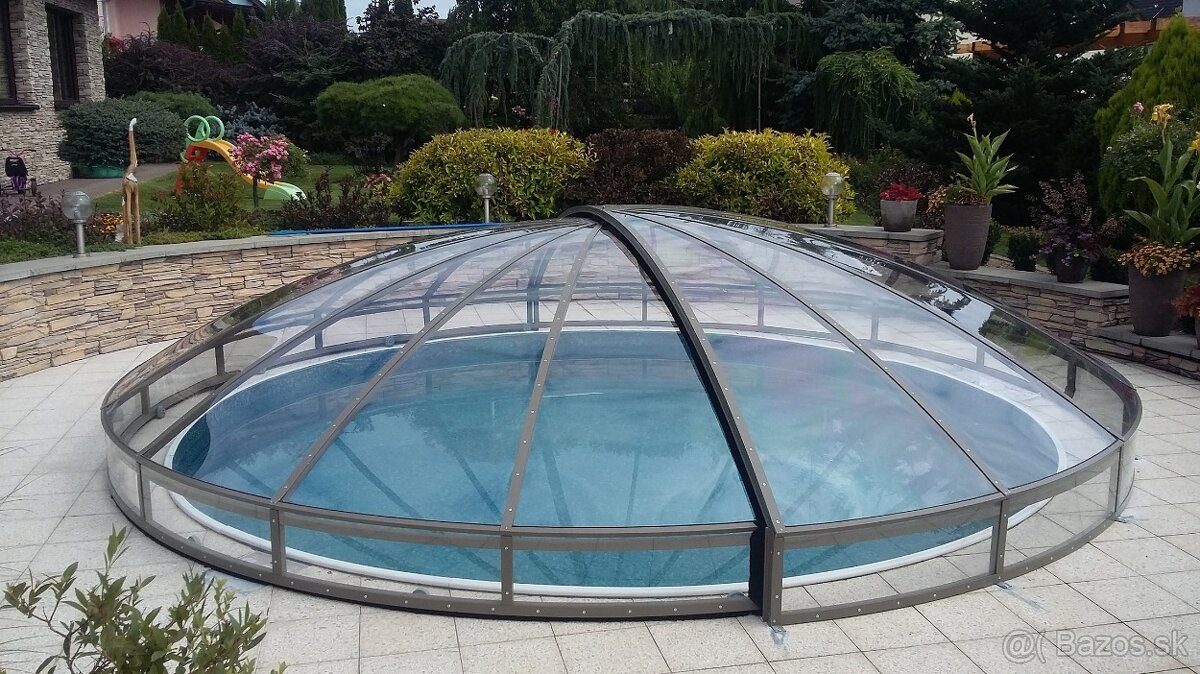 Exkluzívne prekrytie na kruhový bazén