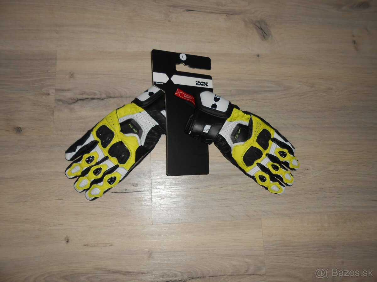 Predam nove krasne kozene moto rukavice IXS RS 200
