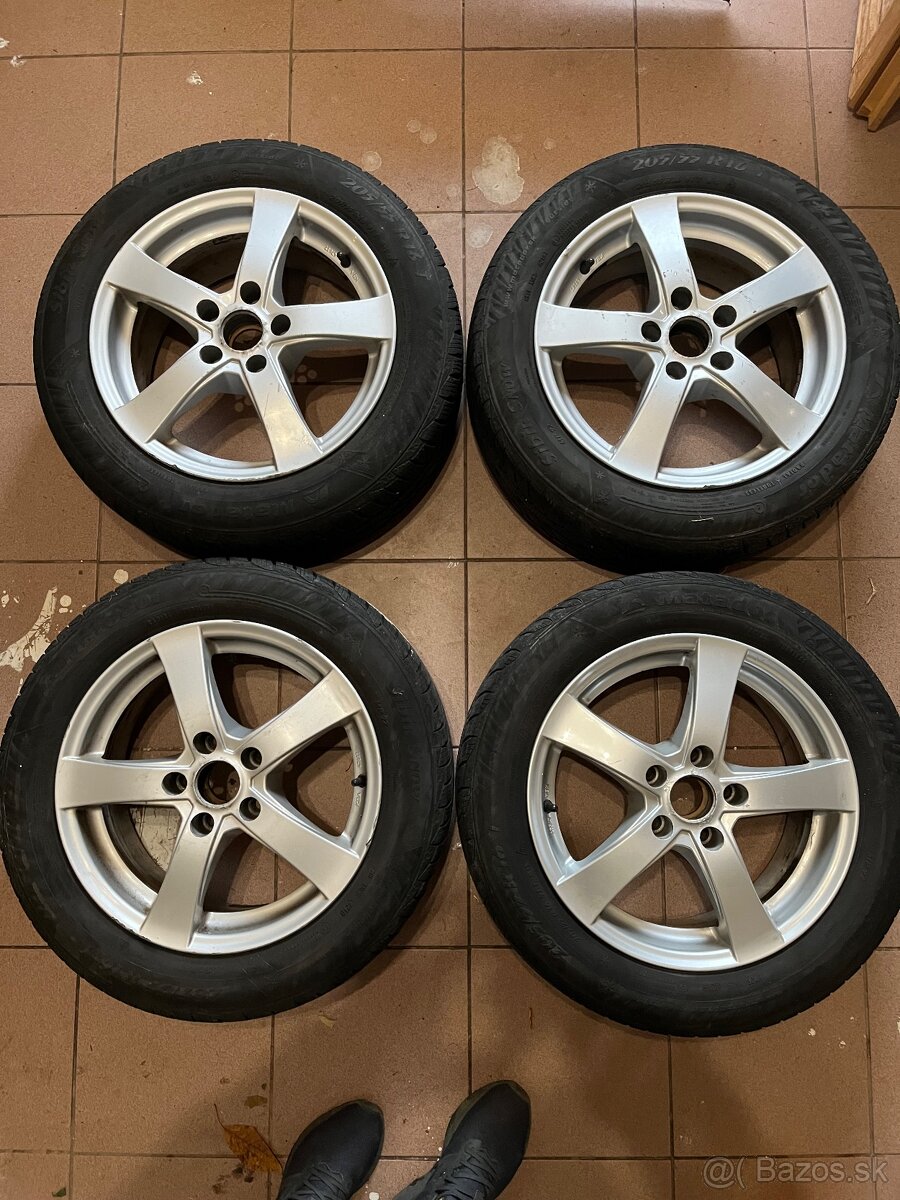 Zimné pneumatiky 205/55 r16 s diskami a letným obutím