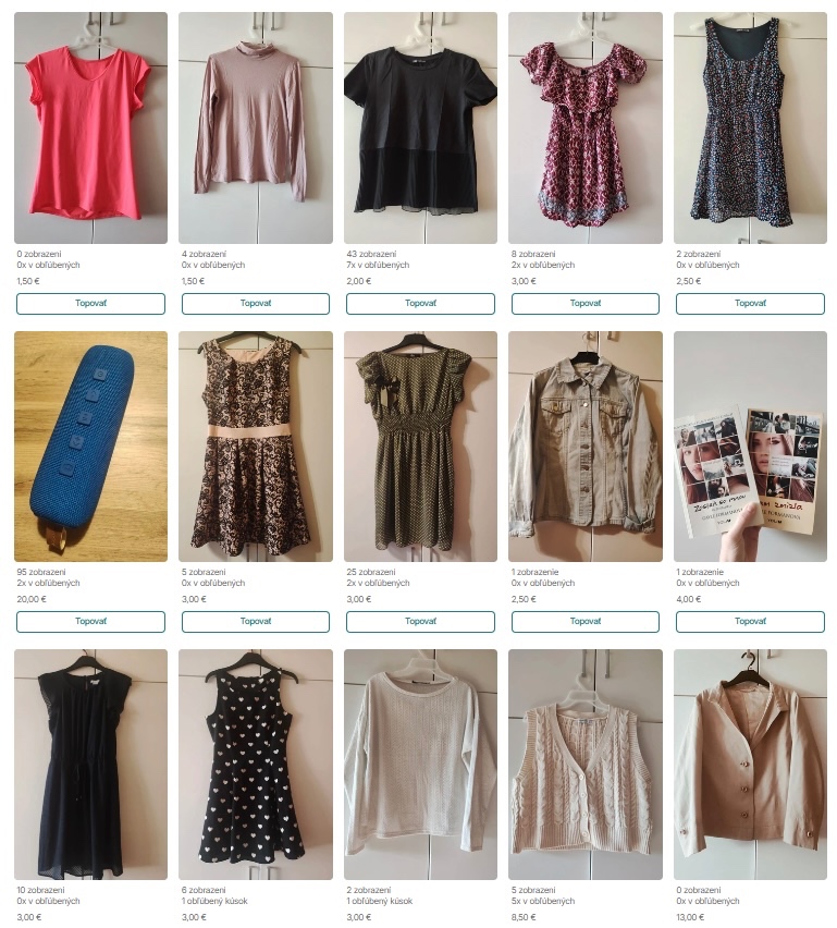 Rôzne veci na predaj