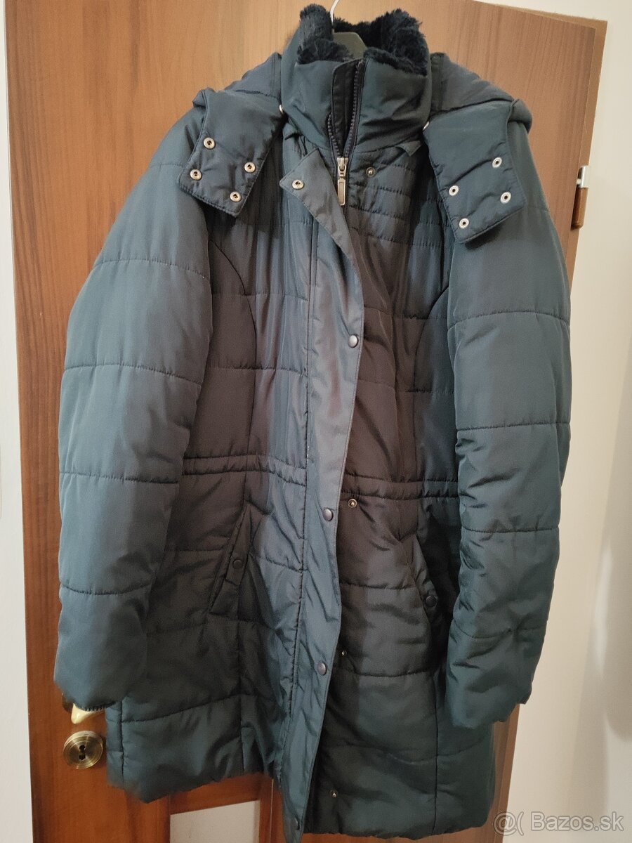 Predĺžená zimná dámska bunda/kabát