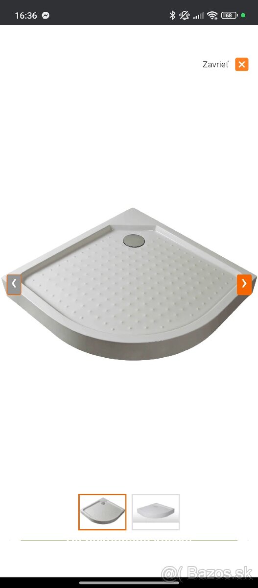 Sprchová vanička 90