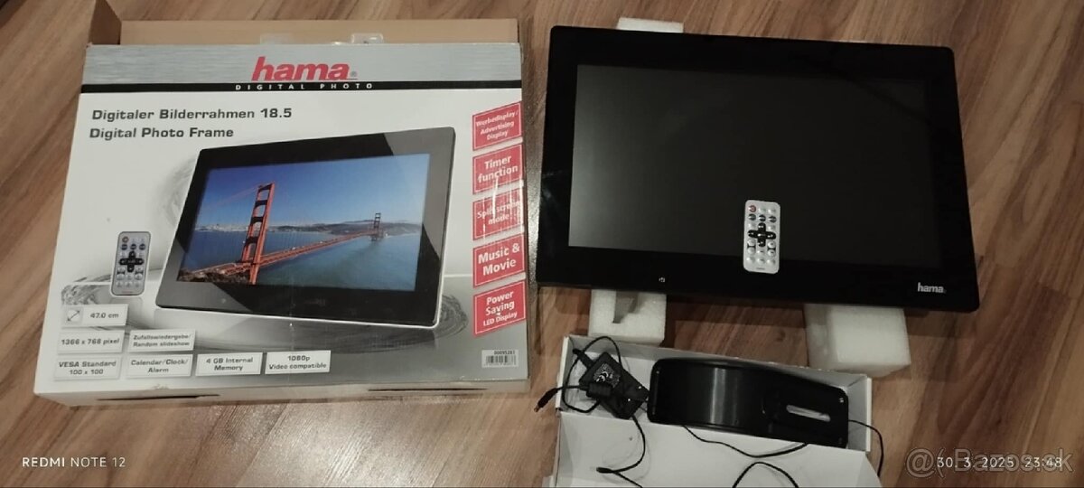 Digitálny fotorámik 18.5" ako novy