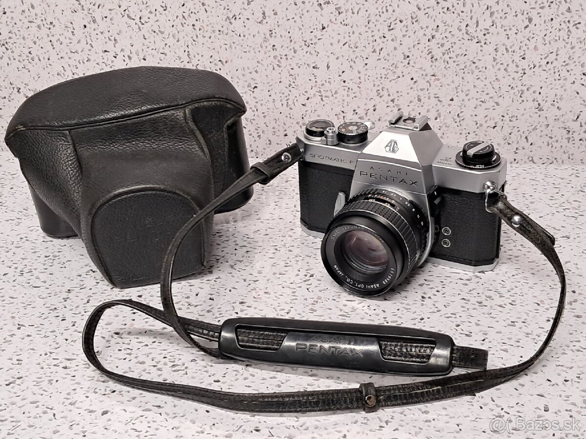 ASAHI PENTAX SPOTMATIC F / SP F + SMC TAKUMAR 1:1.8/55