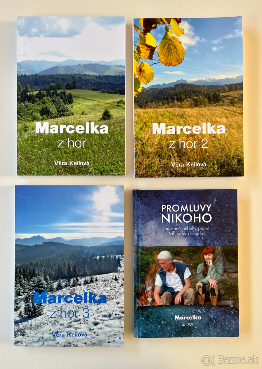 4x knihy Marcelka z hor