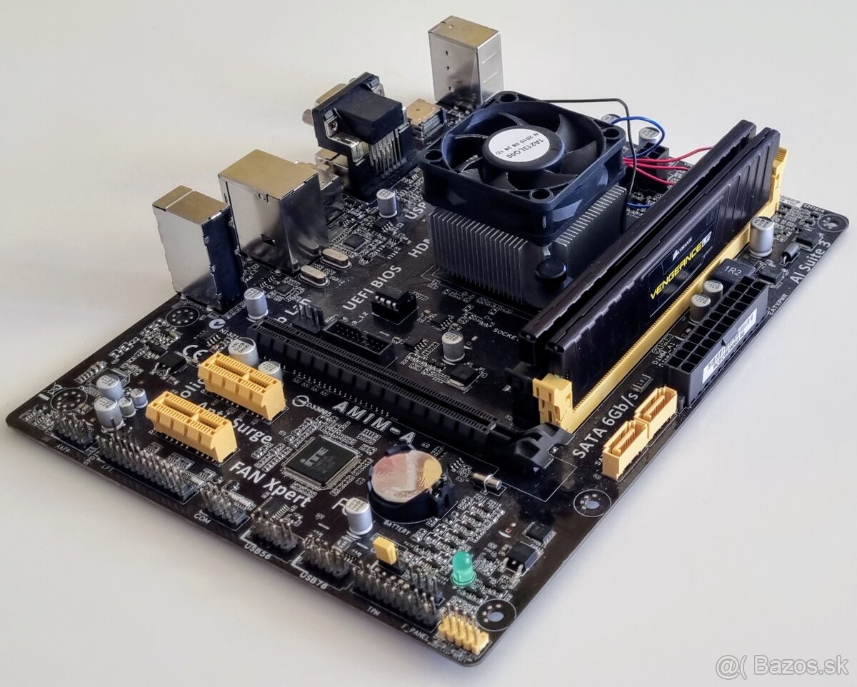 ASUS AM1M - A + AMD Athlon X4 5350 + 16GB DDR3