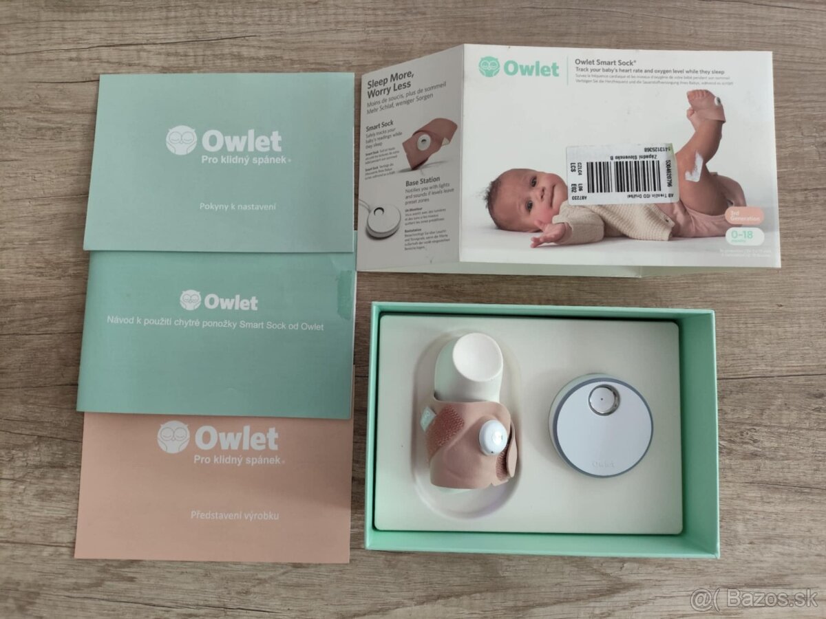 Owlet Smart Sock 3 od 0 do 18 mesiacov.