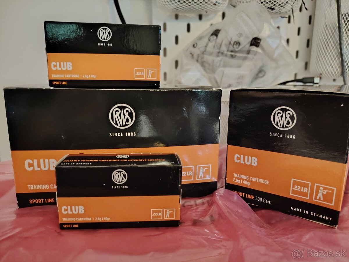 .22LR - RWS Club - strelivo