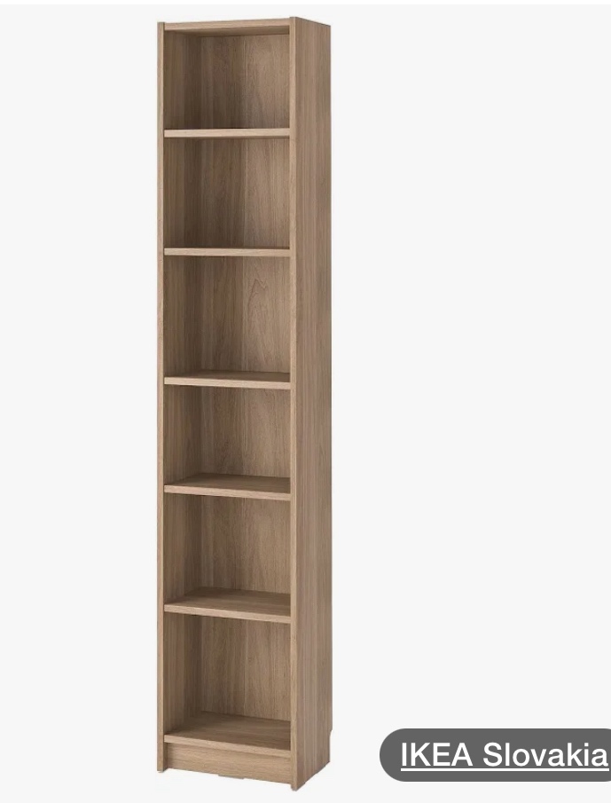 Regál biely knižnica biela