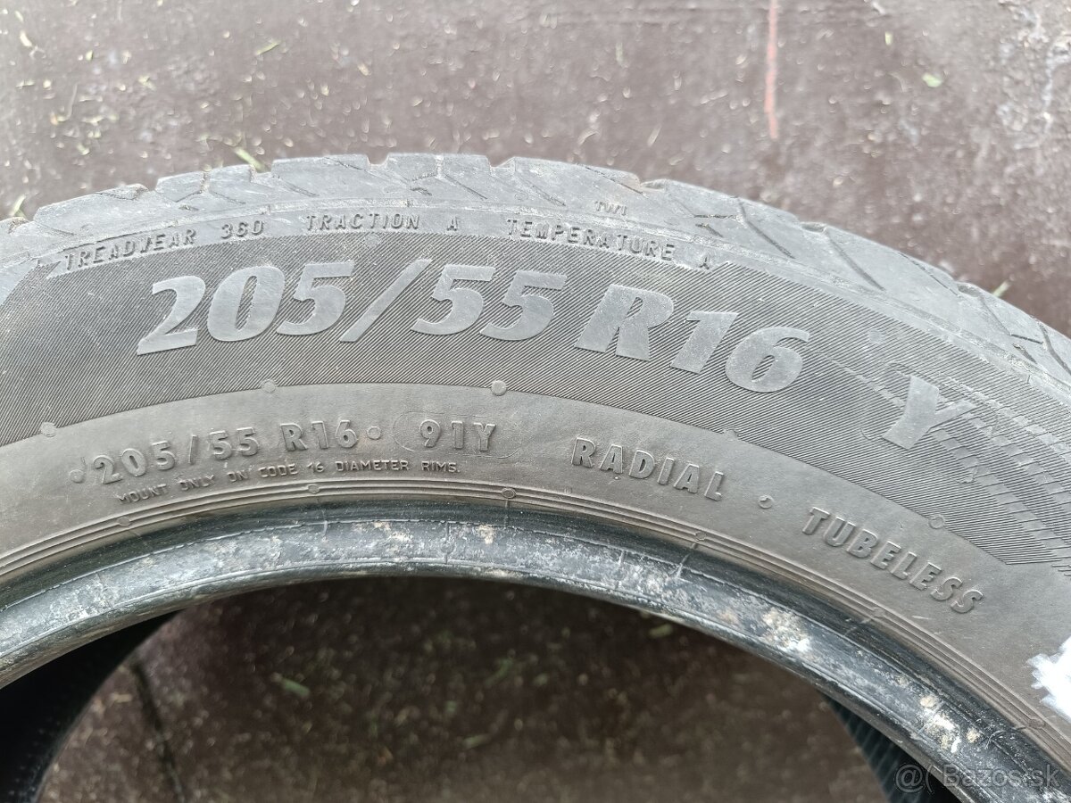 Predám pneumatiky Matador hectora 3,91 Y,205/55 R16