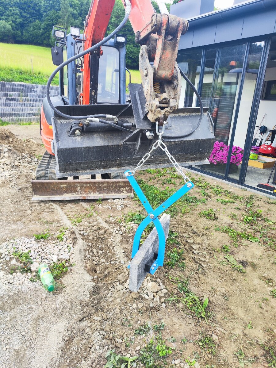 Kliešte na obrubník podhrabovu dosku tvárnice