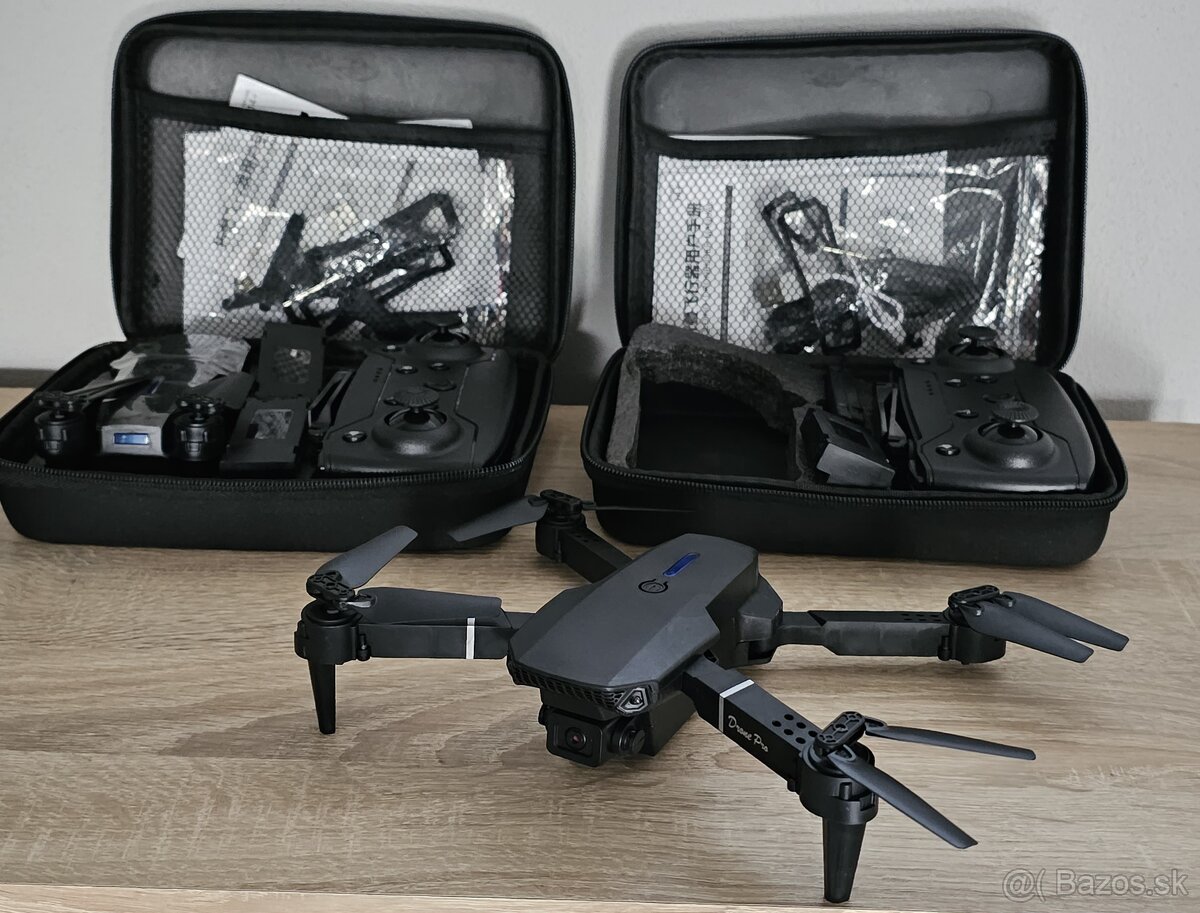 Dron:3xBateria:2xKamera-4k:Úplne nový