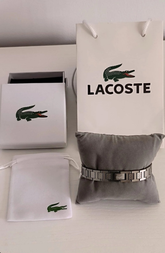 Unisex náramok Lacoste “Metropole Silver”