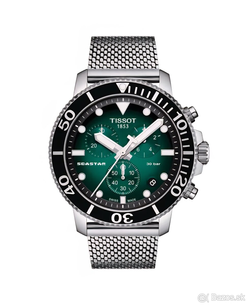 hodinky Tissot SEASTAR 1000 tmavozelené