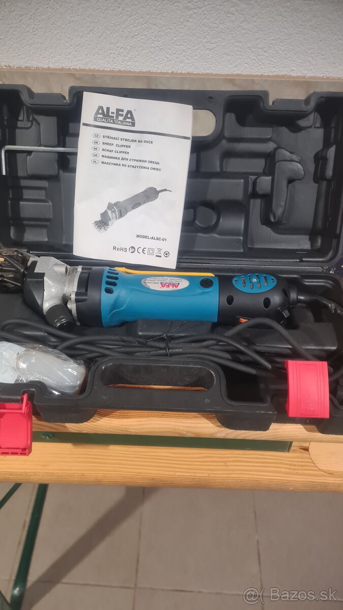 Predám elektrický strojček na strihanie oviec 600W