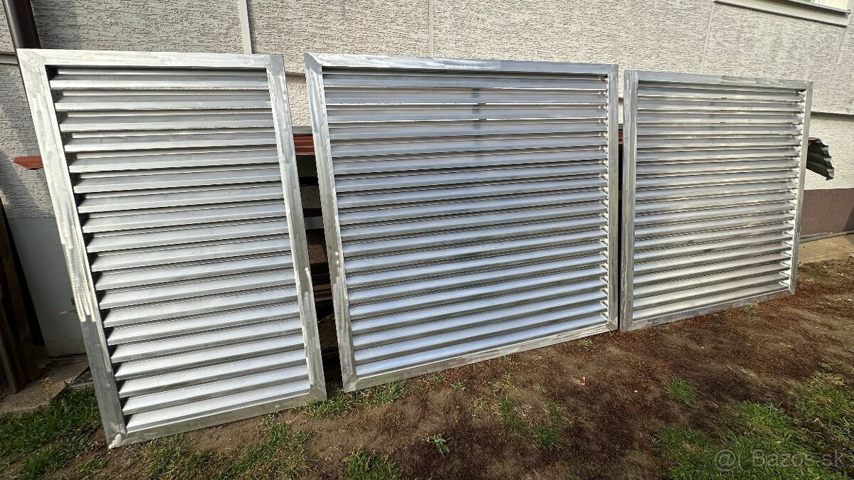 Hliníková brána a bránka