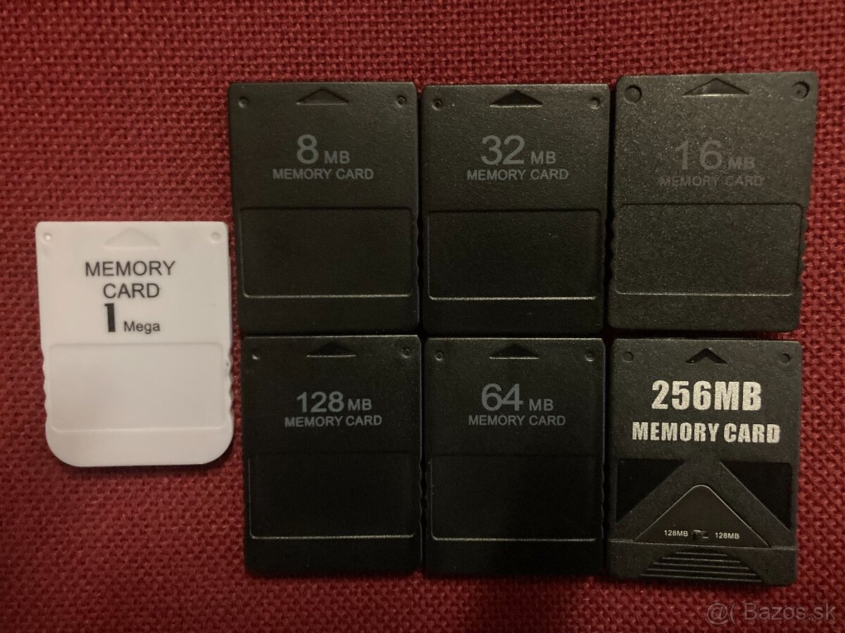 Ponúkam na predaj pamäťovú kartu (memory card) na PS1,2