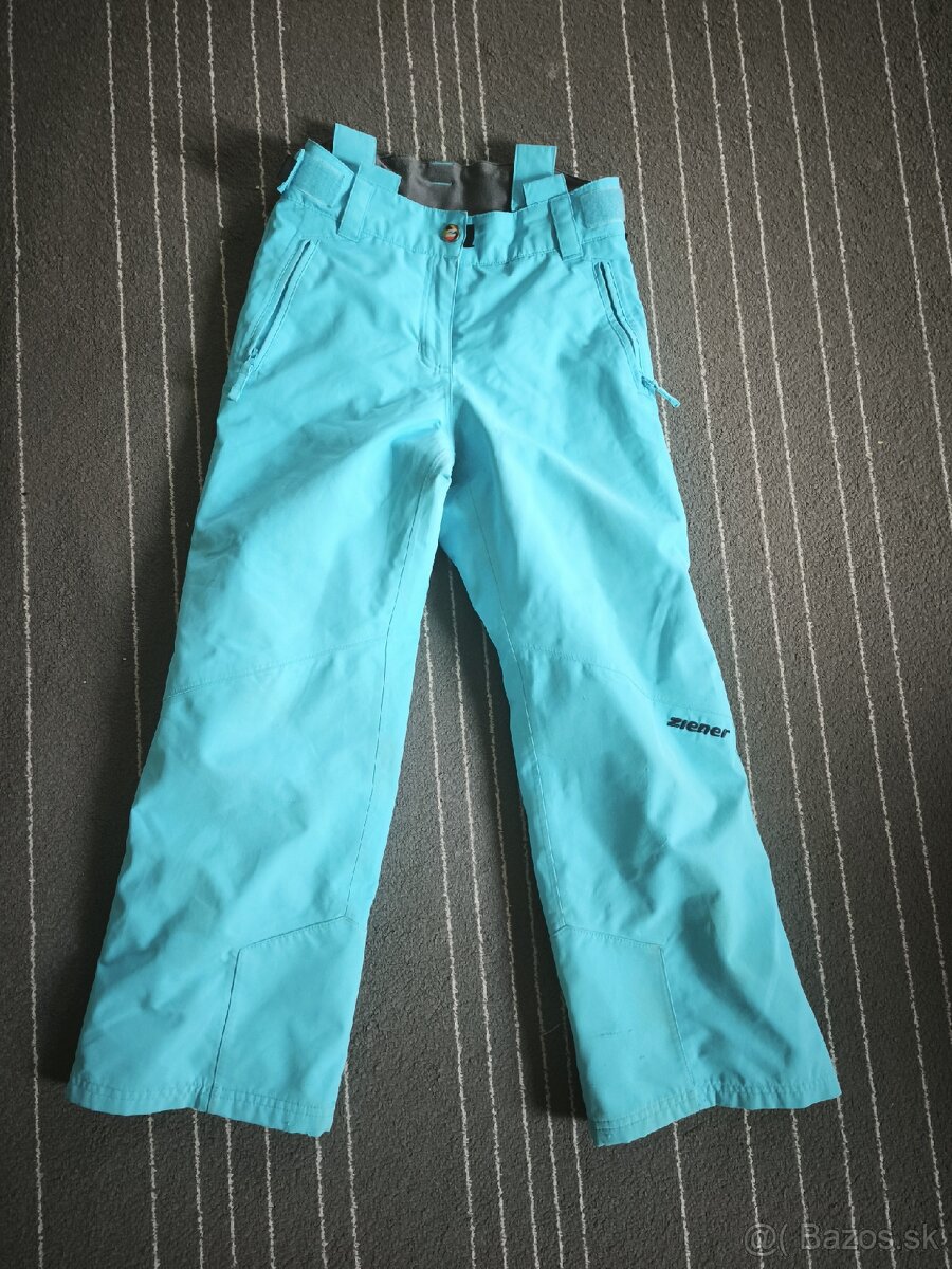 Lyžiarske nohavice ziener veľkosť 140