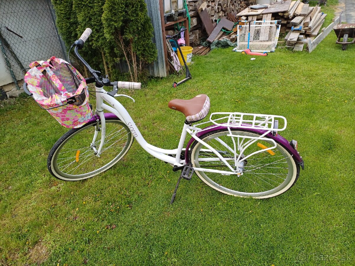 dámsky retro bicykel
