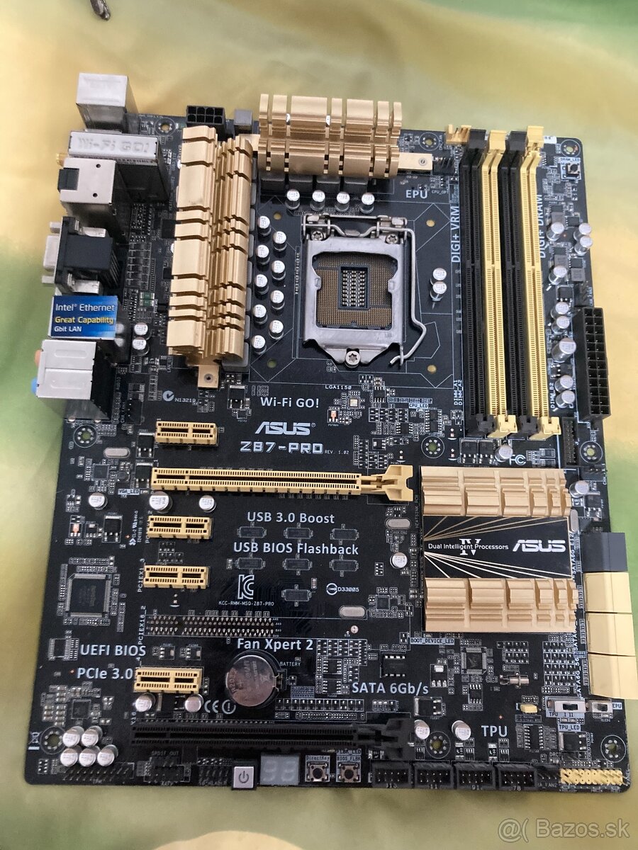 Predám základnú dosku ASUS Z87-PRO