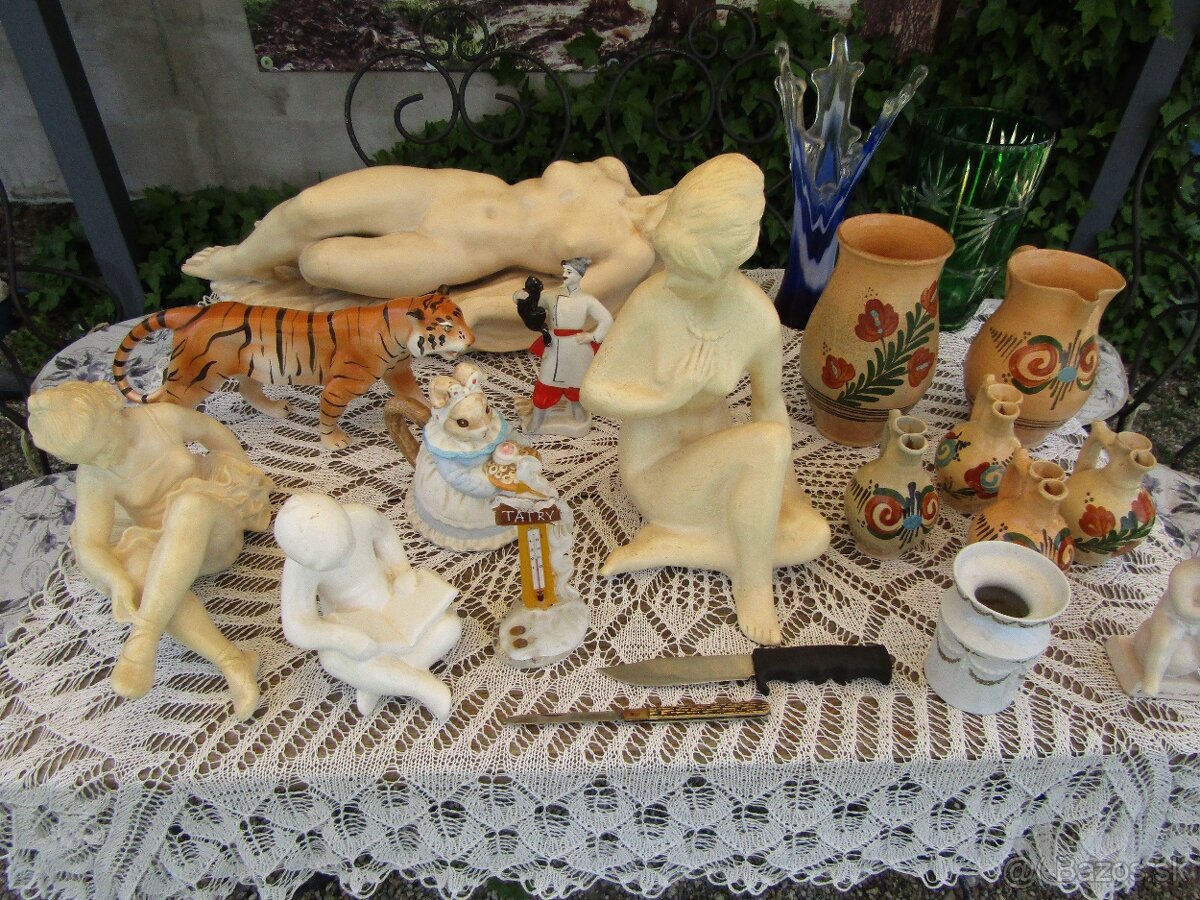 sklo, keramika, porcelán a iné