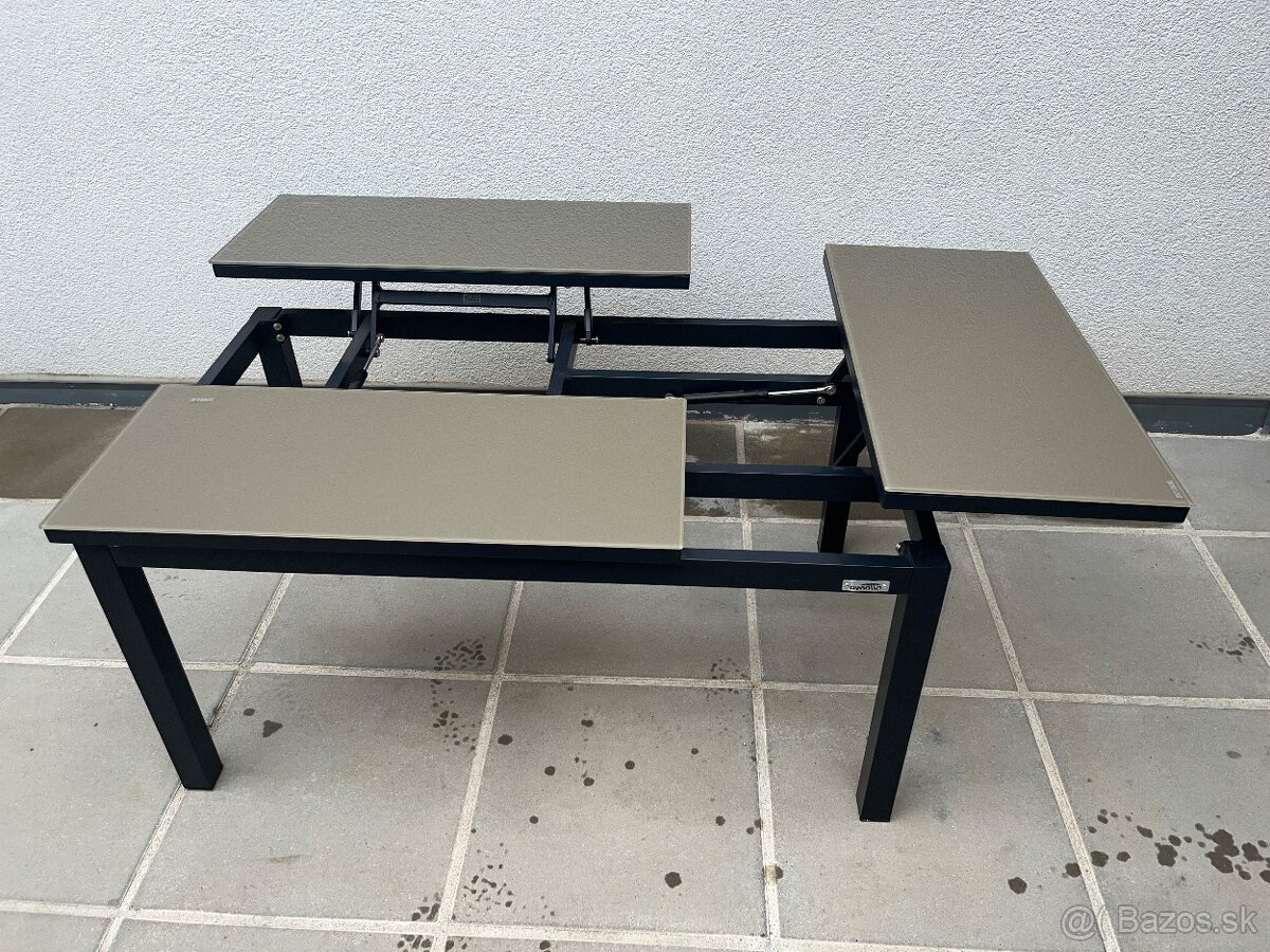Balkónový stôl, záhradný oddychový stolík AMATIO