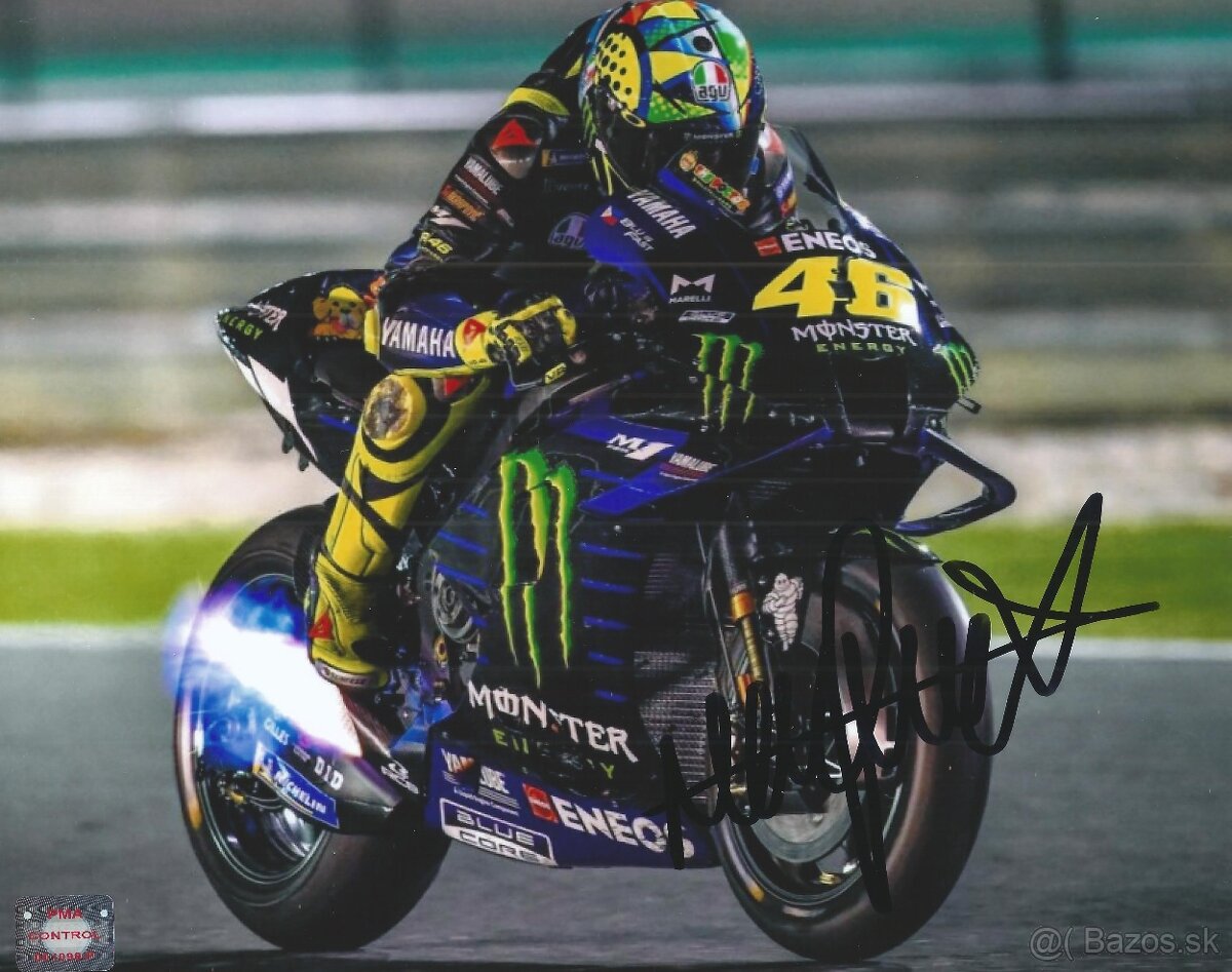 Valentino Rossi - foto s podpisem + COA