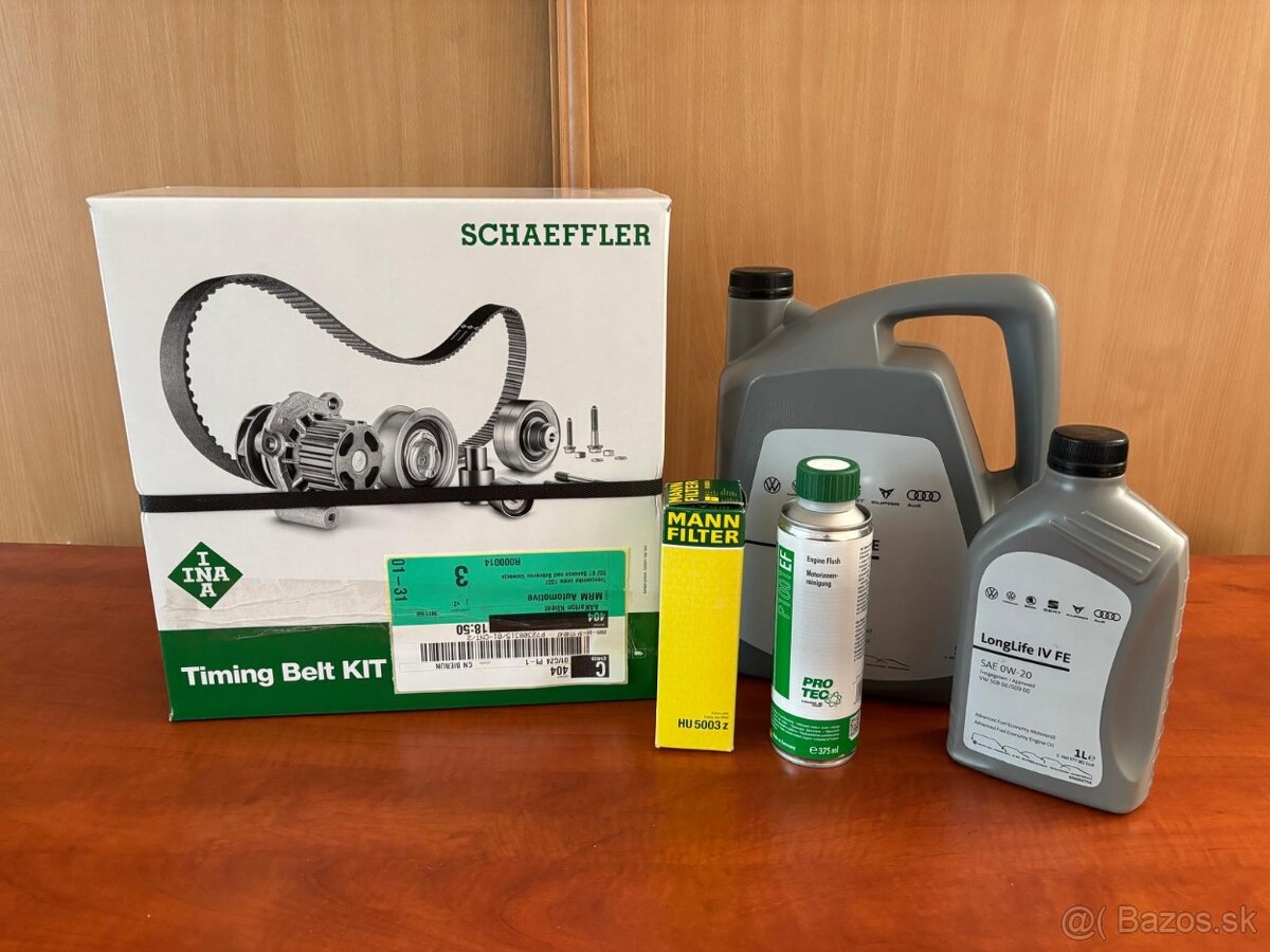 Rozvodova sada vodna pumpa olej filter VW Golf 8 2,0d 110kW