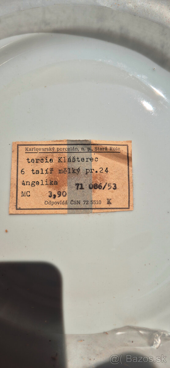 Karlovarsky porcelan - retro z Ceskoslovenska