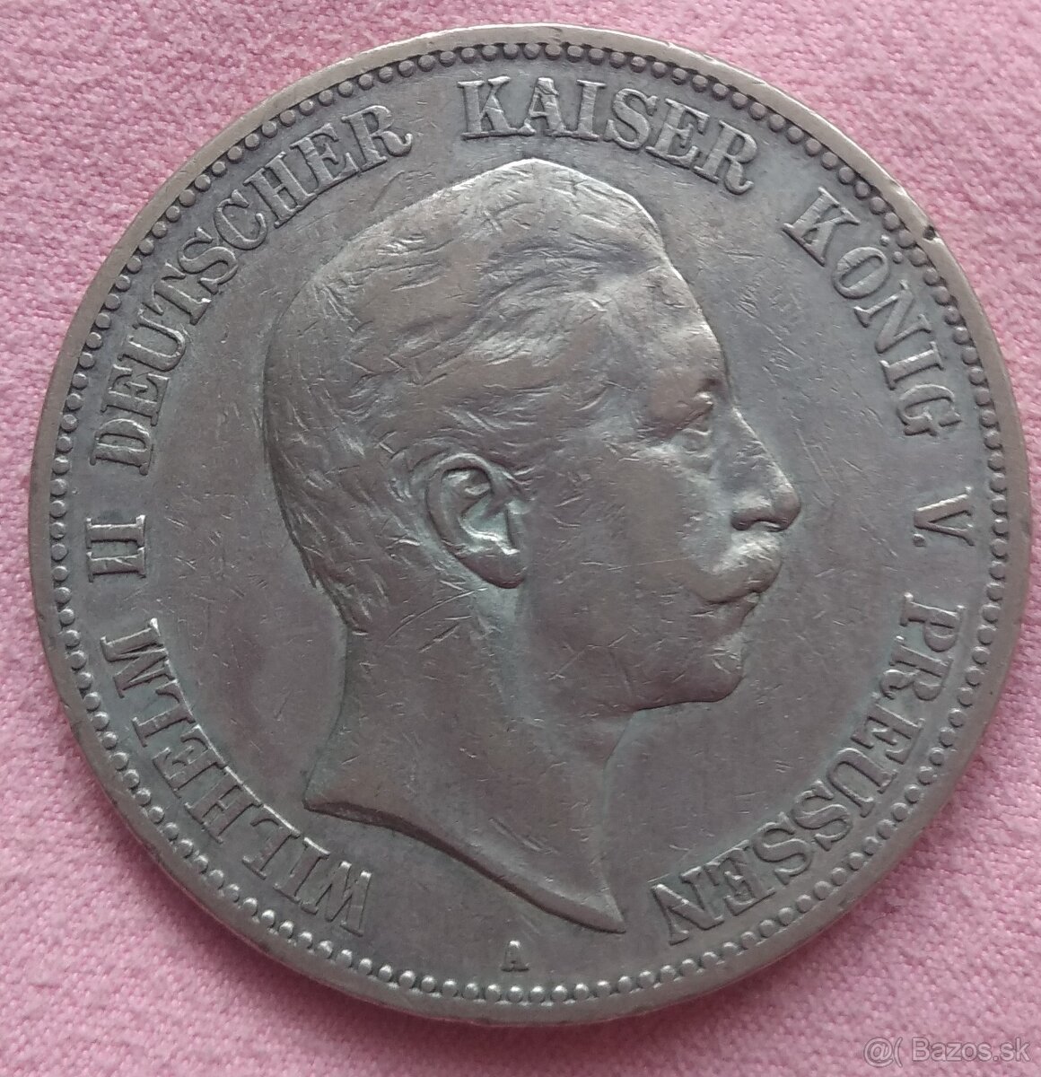 Minca strieborná - 5 mark 1904