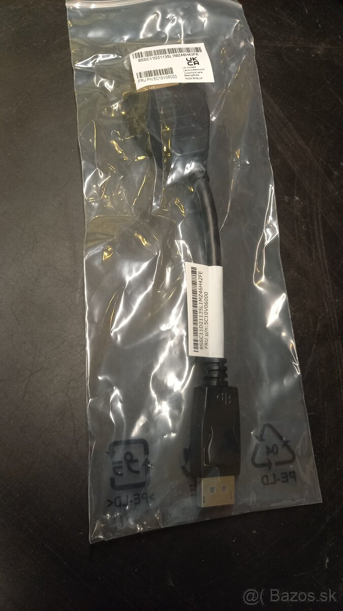 DisplayPort na DVI-D redukcia (HP, Dell, Lenovo, BizLink)