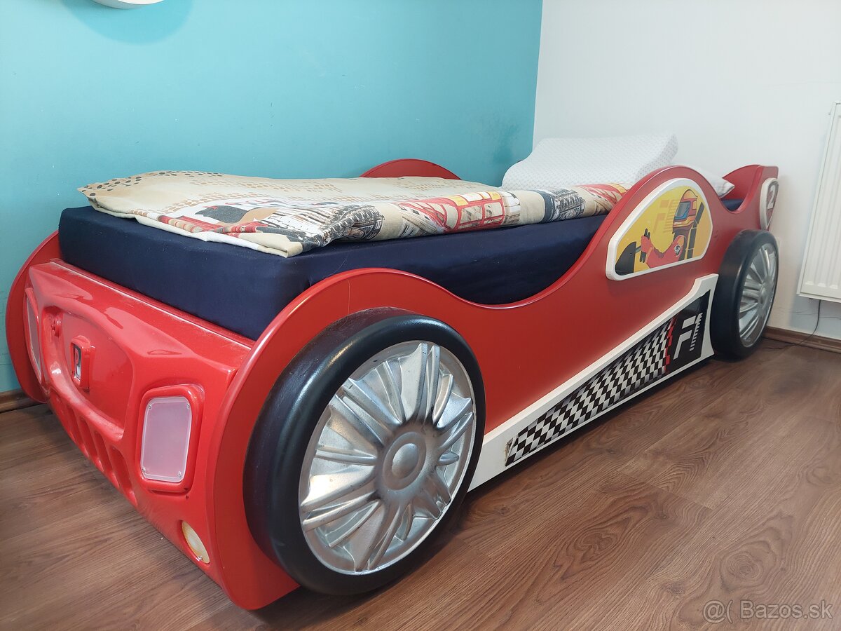 Detská postel auto - formula F1