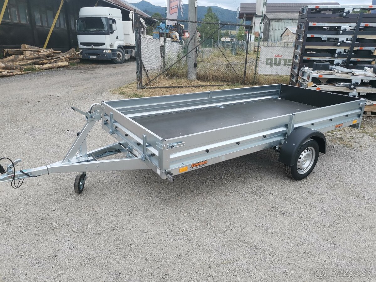 ✅Prívesný vozík 350x150cm, listové perá a tlmiče✅