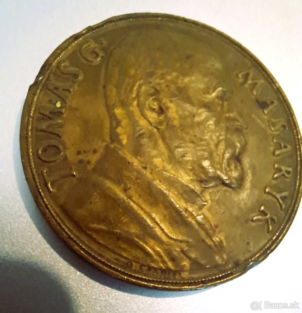 Bronzova medaile 1935  Tomáš G. Masaryk