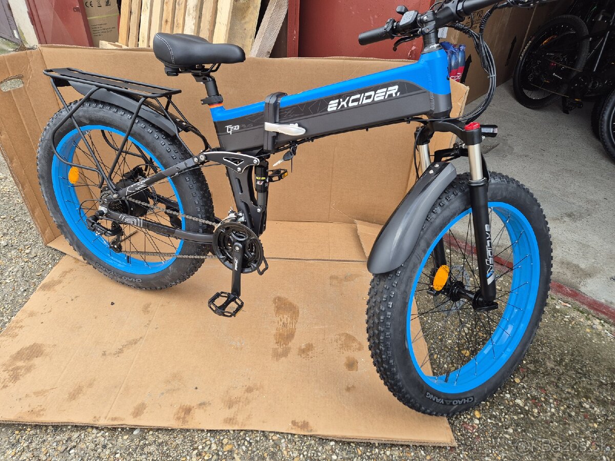 Elektrobicykel , 1000w , 48V 17,5AH bateria , novy zabaleny