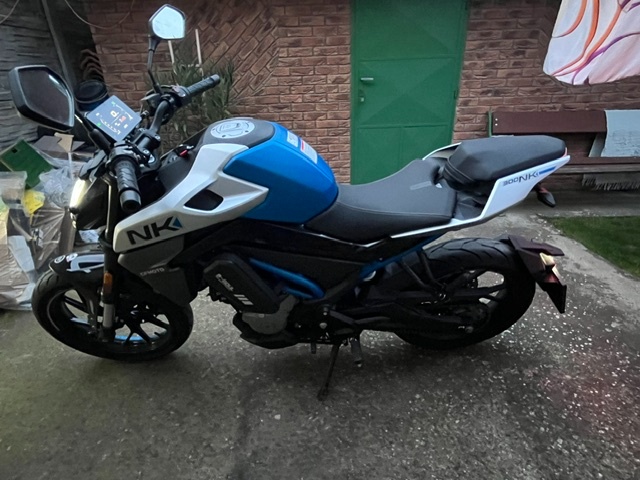 Cfmoto 300NK - stav novej motorky